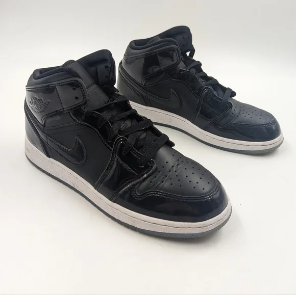 NIKE Air Jordan Mid SE Space Jam Black Concord Youth Sz
